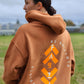 Matching loungewear Hoodie-Burnt orange