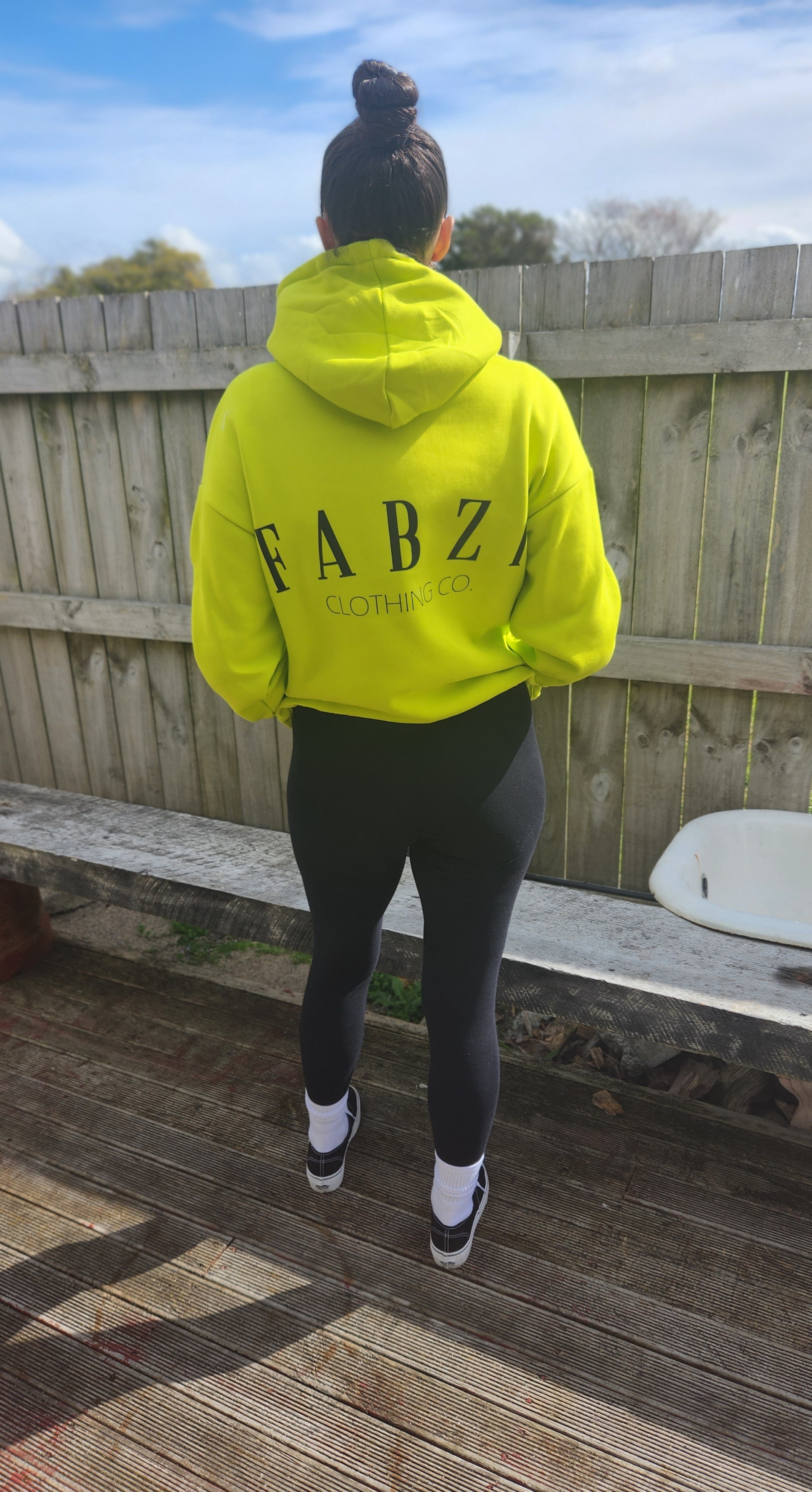 Oversized 2024 hoodie neon