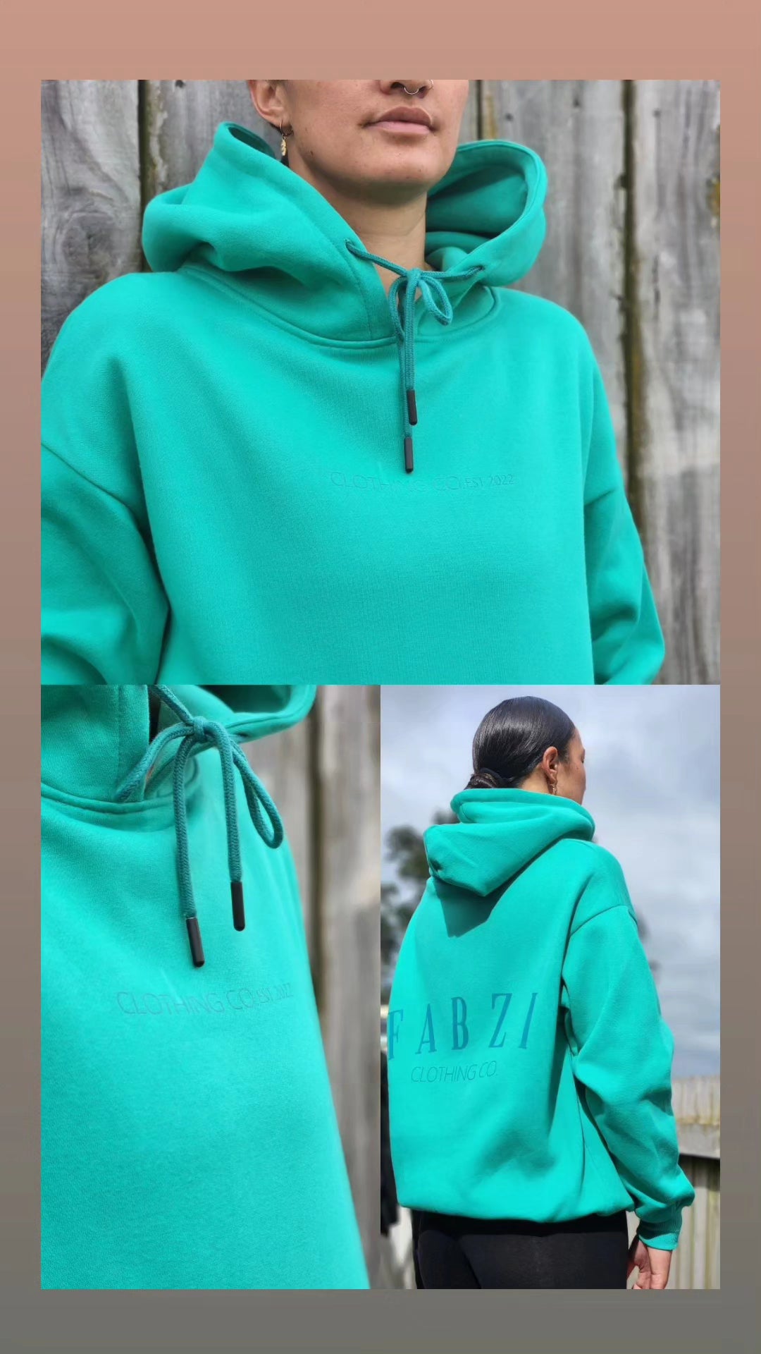 FABZI OVERSIZED HOODIE - Wrap yourself in these bright warm oversized hoodies