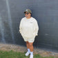 Lounge Wear Waffle Jersey- Cream