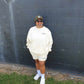 Lounge Wear Waffle Jersey- Cream