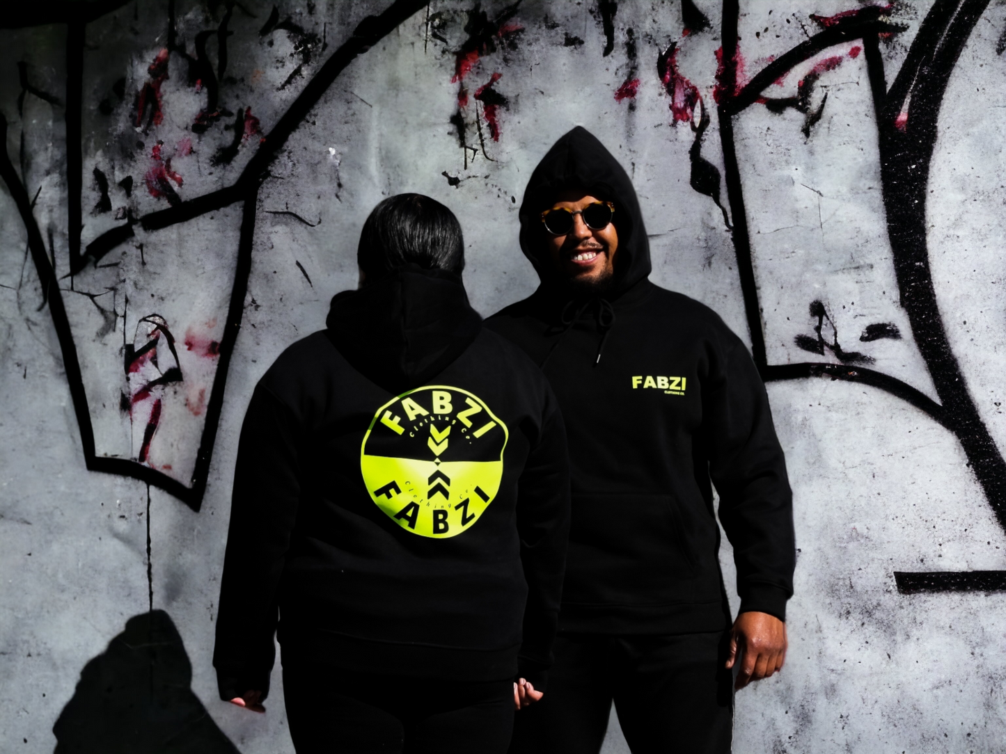 FABZI ORIGINALS - Our most popular adult unisex hoodies .