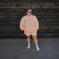 Lounge Wear Waffle jersey- Peach